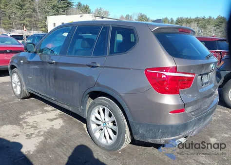 2014 BMW X3 xDrive28I z USA, uszkodzony, nr VIN 5UXWX9C54E0D28662